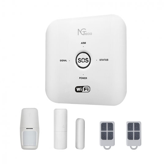 NG-A100-1-1.png NGTeco A100 Wireless Motion Sensor Alarm Kit - Image 1